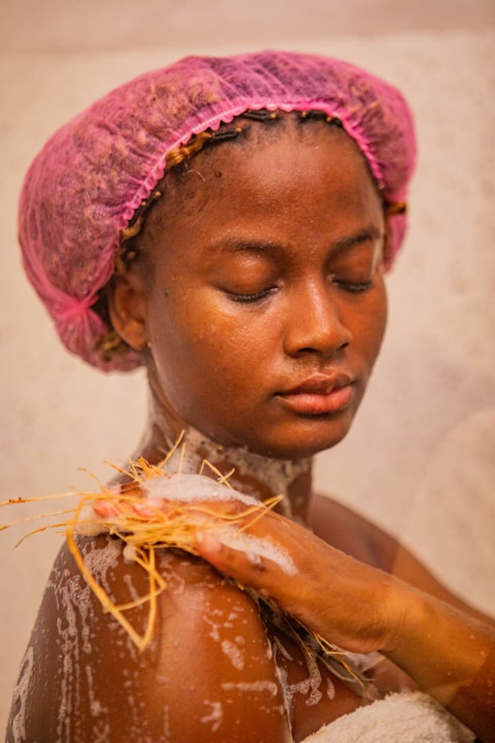 Gommage traditionnel